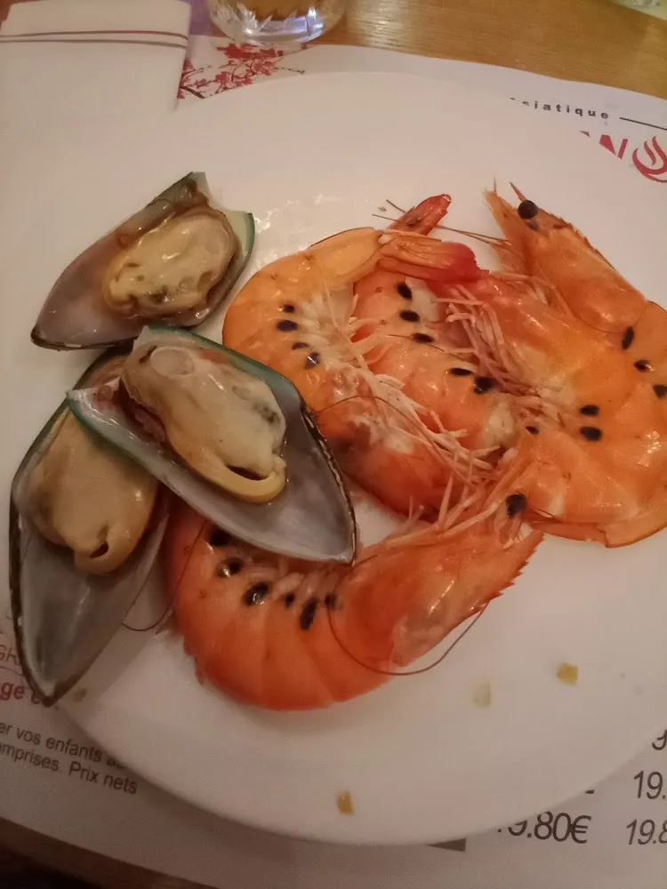 Entrée Froide Moules Crevettes