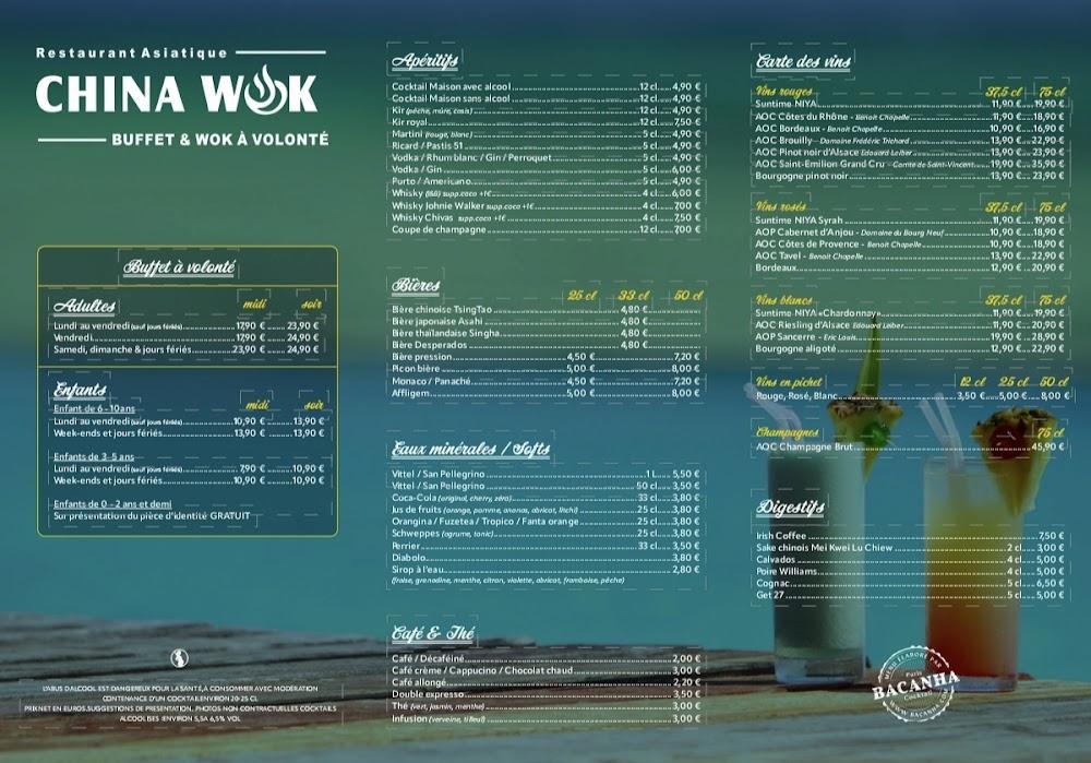 China Wok - Buffet à volonté - Menu Image 1
