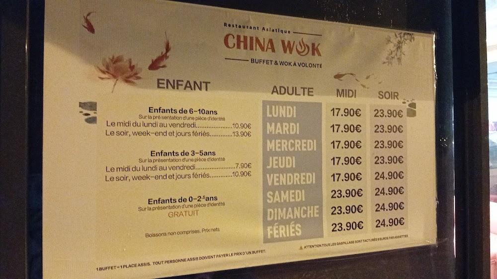 China Wok - Buffet à volonté - Menu Image 3